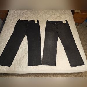 Abercrombie Black Jeans (2 pairs)